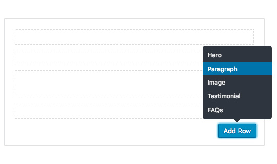 acf pro flexible content field feature