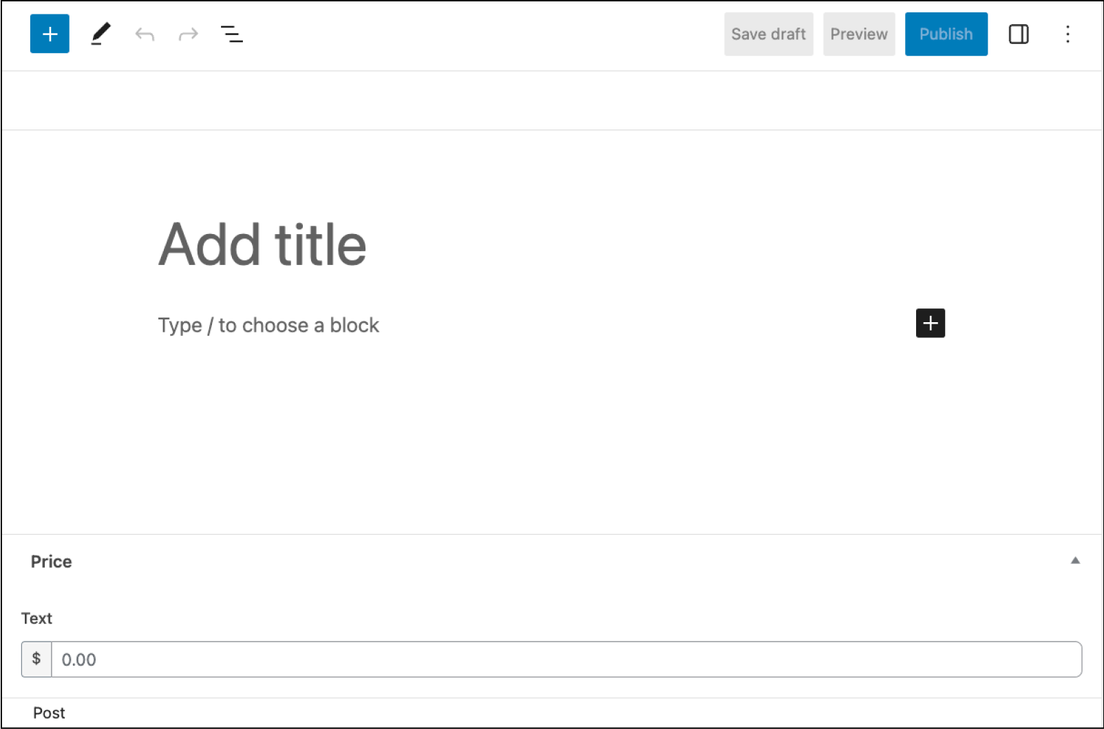 How the Text field appears to content editors. Changes made on the Presentation tab, such as placeholder text, are reflected here.