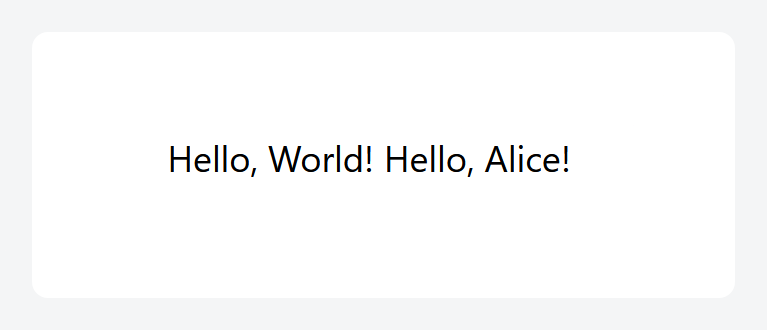 A custom WordPress shortcode on the frontend