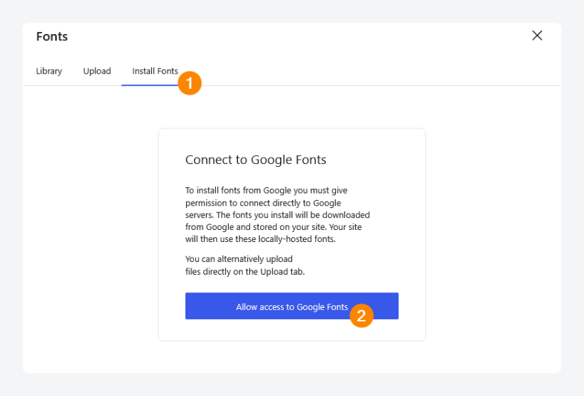Connecting WordPress to Google Fonts