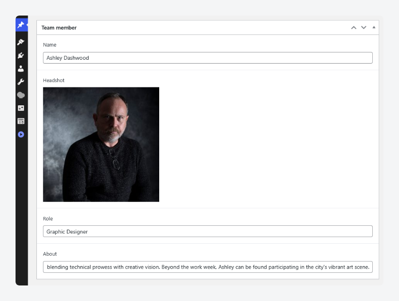 Filling in ACF custom fields