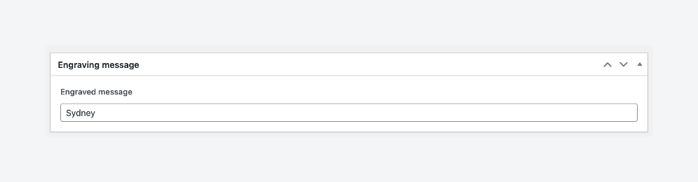 WooCommerce input as ACF field data