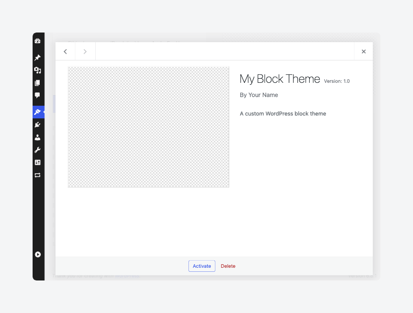 A custom WordPress theme ready for activation
