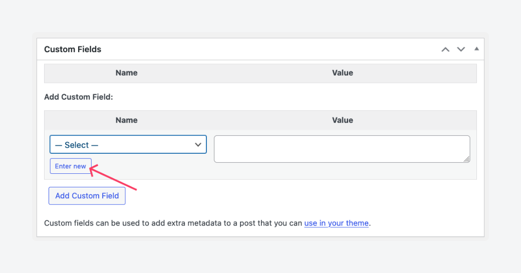Creating a new custom field for WooCommerce