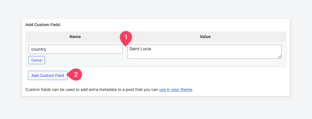 Adding custom field values in WooCommerce