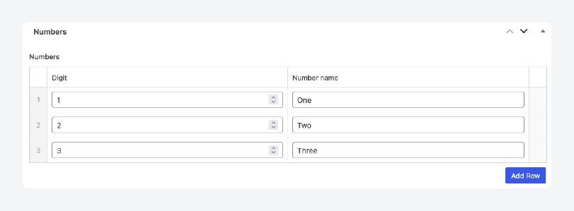 Adding ACF repeater field items