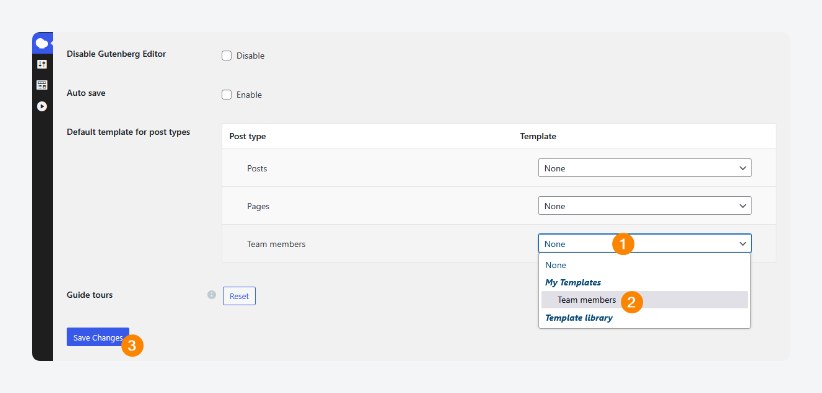 Assigning a WPBakery template to an ACF custom post type