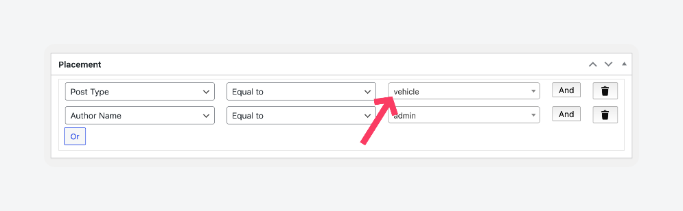 ACF custom post type using custom schema