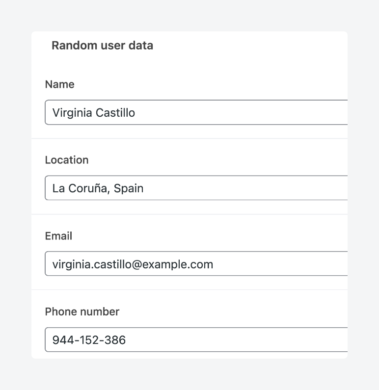 ACF fields updated with user data from an API