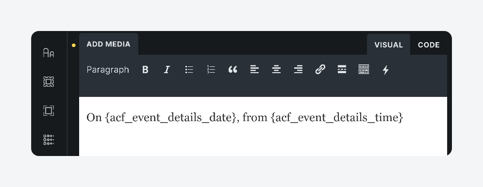 Adding before and after text to dynamic tags in Bricks Builder