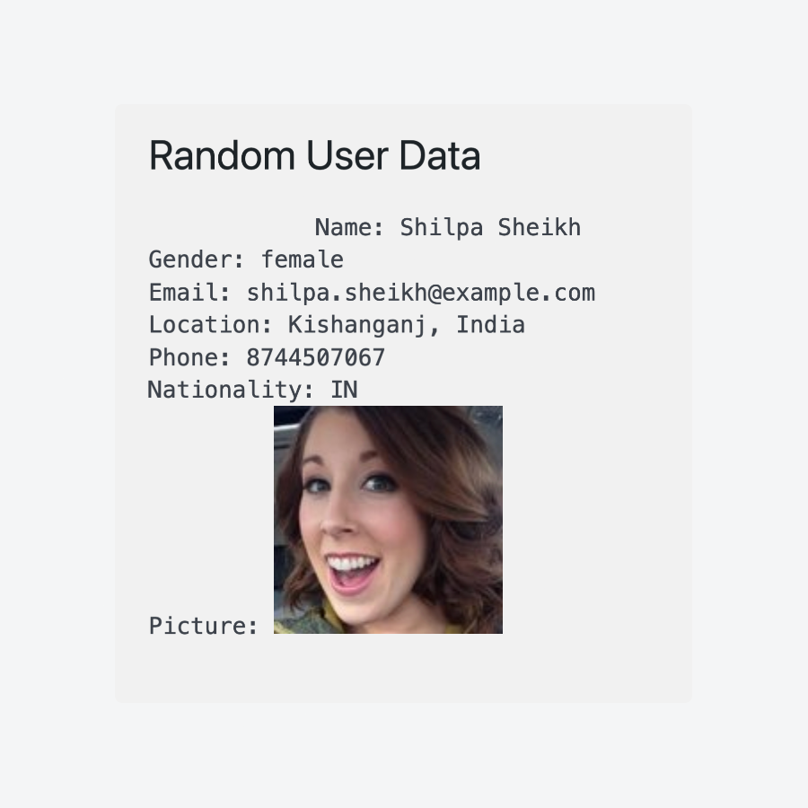 Displaying API response data in a custom WordPress admin page