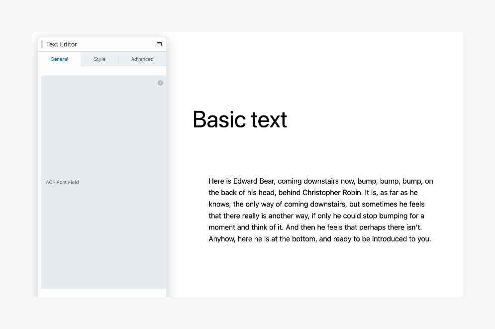 ACF data displayed in a Beaver Builder module
