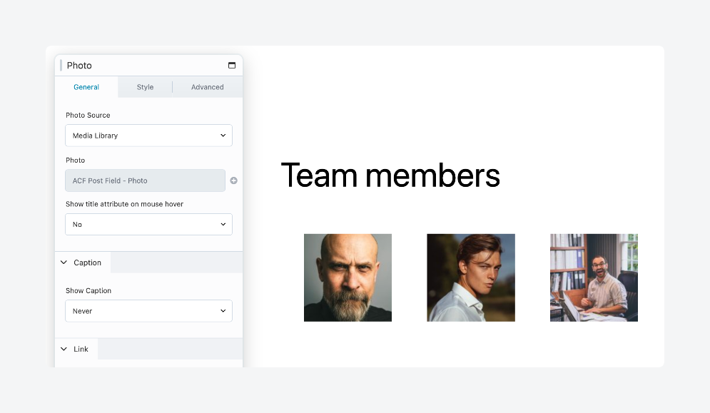 Displaying some ACF repeater photos in Beaver Builder