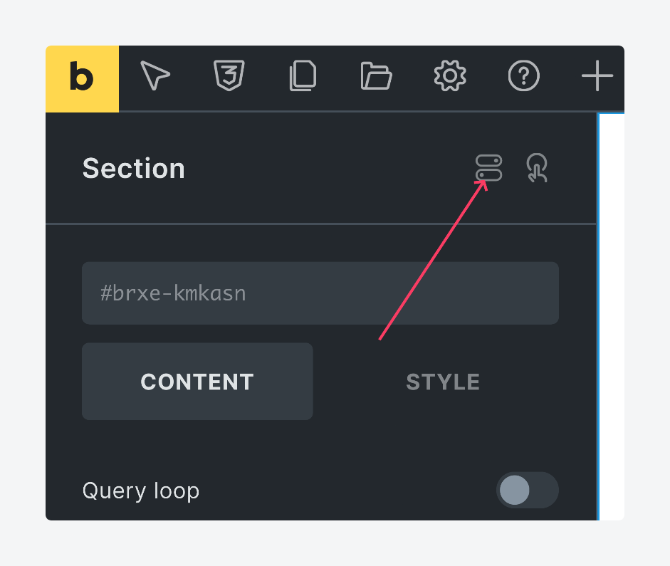 Accessing condition settings in Bricks Builder