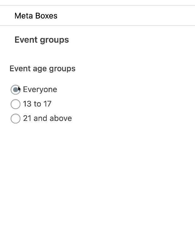 Conditional logic between fields in ACF