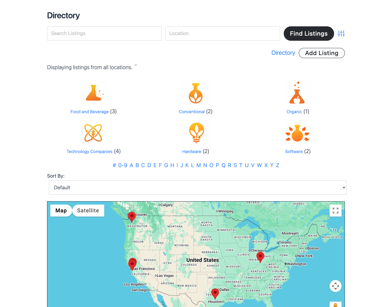 Business Directory Plugin demo site